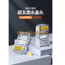 Hộp 100 phích cắm dạng mô-đun Ugreen Cat6 UTP RJ45 20840