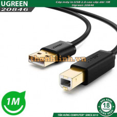Cáp máy in USB 2.0 dài 1m đầu Ugreen 20846 cao cấp
