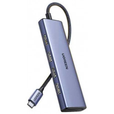 Bộ chuyển đổi USB-C sang 3*USB 3.0+HDMI+SD/TF hỗ trợ 4K Ugreen (20956) CM511