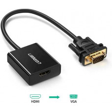 Cáp chuyển đổi HDMI sang VGA có âm thanh Ugreen 20694