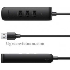 Hub chia USB 2.0 ra 3 cổng USB 2.0 + Lan 100Mbps Ugreen 20984 (hỗ trợ nguồn USB Type-C)