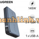 Sạc dự phòng PD 145W dung lượng 25000mAh hỗ trợ sạc nhanh 100W laptop Ugreen 90597A cao cấp