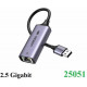Cáp chuyển đổi USB-A 3.0 sang RJ45 2.5 Gigabit Ugreen 25051 cao cấp