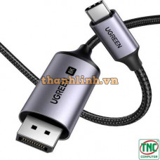 Cáp USB Type-C Thunderbolt ra Displayport 1.4 dài 1M hỗ trợ độ phân giải 8K@60Hz Ugreen 25157