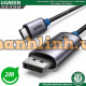 Cáp chuyển USB Type-C to Displayport 1.4 độ phân giải 8K@60Hz dài 2m Ugreen 25158 cao cấp