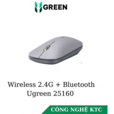 Chuột không dây Bluetooth 5.0 Im lặng 4000 DPI Ugreen 25160 MU001