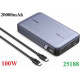 Sạc dự phòng PD 100W Nexode 20000mAh sạc nhanh 3 cổng PD 3.0 cho nhiều thiết bị Ugreen 25188 cao cấp