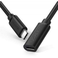 Cáp nối dài USB Type-C 3.1 GEN2 (Male/Female) dài 1m hỗ trợ Thunderbolt 3.0 Ugreen 30205 cao cấp