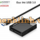 Ugreen 30229 0.5M Màu Đen Đầu đọc thẻ USB 3.0 hỗ trợ thẻ TF/SD/CF/MS CR125 20030229