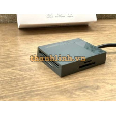 Ugreen 30335 1M Màu Xám Đầu đọc thẻ USB 3.0 hỗ trợ thẻ TF/SD/CF/MS CR125 20030335