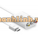 Bộ chuyển đổi HDMI ra AV model 30452 trắng 1M Ugreen 30452