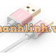Ugreen 30507 0,5M màu hồng Bộ chuyển đổi USB 2.0 sang USB-C US188 20030507