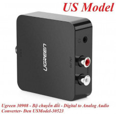 Bộ chuyển đổi Digital to Analog Audio model 30523 đen US model Ugreen 30908