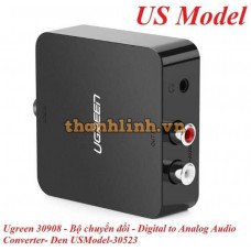 Bộ chuyển đổi Digital to Analog Audio model 30523 đen EU model Ugreen 30910