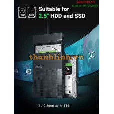 Hộp đựng ổ cứng 2,5 inch USB Type-A 3.0 chính hãng Ugreen 30719 cao cấp (Cáp liền)