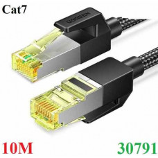 Cáp mạng F/FTP Cat7 vỏ bọc Nylon dài 10M băng thông 10Gbps 600MHZ Ugreen 30791 cao cấp