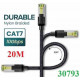 Cáp mạng Cat7 vỏ bọc Nylon dài 20M băng thông 10Gbps 600MHZ Ugreen 30793 cao cấp