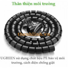 Dây dạng ống xoắn PE bảo vệ cáp dài 3m Ugreen 30819