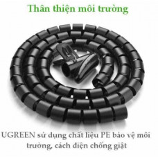 Dây dạng ống xoắn PE bảo vệ cáp dài 3m Ugreen 30819