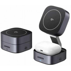 Sạc cho điện thoại tai nghe đồng hồ Qi 15W USB-C PD Ugreen 35316 W702
