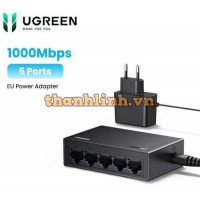 Switch chia mạng 5 cổng LAN Gigabit RJ45 10/100/1000Mbps Ugreen 35492EU CM833