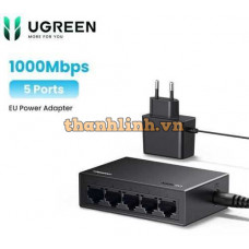 Switch chia mạng 5 cổng LAN Gigabit RJ45 10/100/1000Mbps Ugreen 35492EU CM833