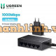 Switch chia mạng 5 cổng LAN Gigabit RJ45 10/100/1000Mbps Ugreen 35492EU CM833