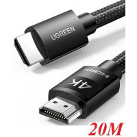 Cáp HDMI Ugreen 4K Male to Male Braided 20m 40106