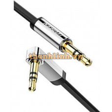 Cáp âm thanh góc 3.5mm thẳng Ugreen 1.5m (Đen) 40185
