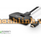 Splitter có khuếch đại 1x2 HDMI model 40207 đen Ugreen 40207