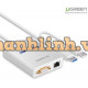 Cáp USB 3.0 to VGA và 2 cổng USB 3.0 tích hợp Lan Gigabit 10/100/1000 Mpbs Ugreen 40242
