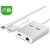 New USB 3.0 ra HDMI + 2 ports USB 3.0 + Gigabit LAN port model 40255 80CM 80CM Ugreen 40255