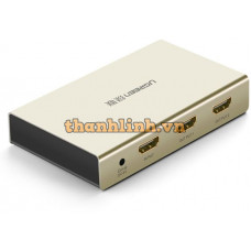Bộ tách tín hiệu vỏ hợp kim kẽm có khuếch đại HDMI 1 x 2 model 40276 Zinc Alloy Ugreen 40276