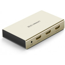 Bộ tách tín hiệu vỏ hợp kim kẽm có khuếch đại HDMI 1 x 2 model 40276 Zinc Alloy Ugreen 40276