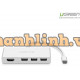 Bộ chuyển đổi Type-C ra HDMI +3 port USB 3 1 model trắng 15cm Ugreen 40374