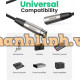Cáp nối dài XLR 3pin âm dương bọc lưới dài 5m Ugreen 40492