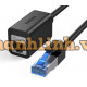 Ugreen 40497 0,5M CAT8 40Gbps Cáp nối dài mạng Lan