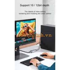 Cáp chuyển Displayport to HDMI hỗ trợ 8k@60Hz Ugreen 40948