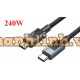 Cáp sạc nhanh, dữ liệu 240W 5A USB Type-C to Type-C dài 2M Ugreen 45068 cao cấp (bọc dù)