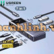 Hub USB Type-C RoboGan 7 trong 1 Ugreen 45155 CM888, HDMI 4K@60hz, USB, Lan 1Gbps, Sạc PD 100W