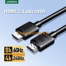 Cáp HDMI 2.1 dài 0.5M Ugreen 45429 HD175, 48Gbps 8K@60Hz 4K@240Hz, HDCP 2.2&2.3 eARC HDR