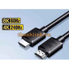 Cáp HDMI 2.1 dài 2M 8K@60Hz 48Gbps hỗ trợ HDR eARC Ugreen 45432 cao cấp