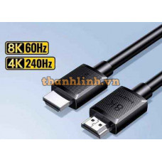 Cáp HDMI 2.1 dài 5M 8K@60Hz 48Gbps hỗ trợ HDR eARC Ugreen 45434 cao cấp