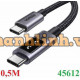Cáp sạc nhanh 5A Uno USB-C sang USB-C dài 0,5M công suất 100W Ugreen 45612 cao cấp