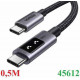 Cáp sạc nhanh 5A Uno USB-C sang USB-C dài 0,5M công suất 100W Ugreen 45612 cao cấp
