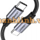 Cáp sạc nhanh 60W USB Type-C to Type-C dài 0,5M bọc nylon Ugreen 50149 cao cấp (dữ liệu)