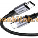 Cáp sạc nhanh 60W USB Type-C to Type-C dài 2M bọc nylon Ugreen 50152 cao cấp (dữ liệu)