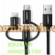 Cáp sạc USB Type-C+ Lightning + Micro USB 3 trong 1 dài 1.5m Ugreen 50206
