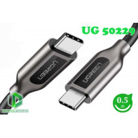 Ugreen 50229 0,5M màu đen Dây USB Type-C sang USB Type-C US266 20050229