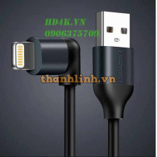 Cáp sạc iPhone/Ipad góc 90 dài 1m Ugreen 50235